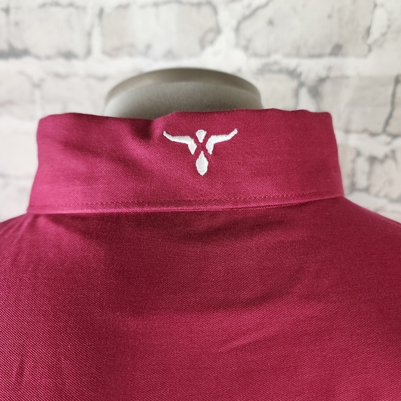 Wrangler 20X Button Down Western Shirt Pink Size XLT Cowboy Rodeo - Picture 8 of 9